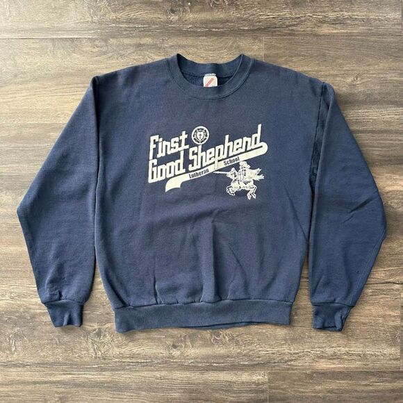 Other - 90's Vintage Jerzees First Good Shepherd Lutheran School Las Vegas Sweatshirt Md